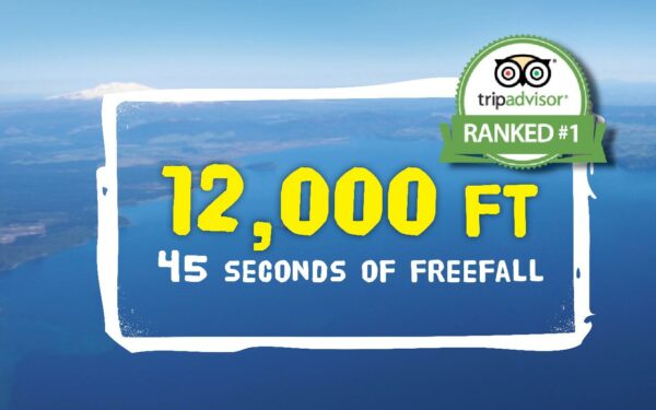 Taupo Tandem Skydiving - 12000 FT